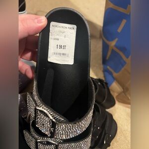 Steve Madden Rhinestone Sandals size 8 NEW